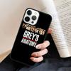 American TV Greys Anatomy Nurse doctor Phone Case Back Cover for IPhone 18 17 Air 16 15 14 13 11 12 Pro Max Plus