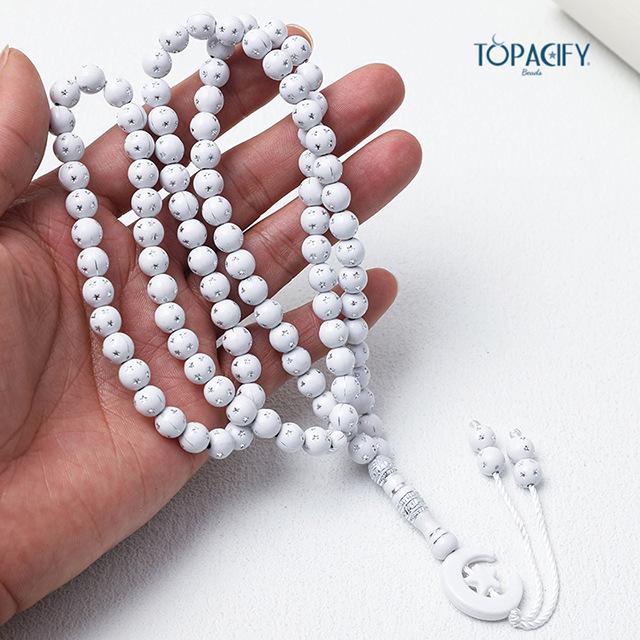 Tasbih Artigianale a 99 Perle: Rosari Musulmani, Gioielli Musulmani del Medio Oriente