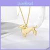 Dachshund Animal Shape Pendant Necklace Alloy Chain Jewelry Unisex Fashion Gift