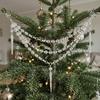 Acrylic Christmas Decorations 3 Layer Rhinestone Beads Pendant Hanging Ornaments  Wedding Party