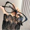 Ladies Cat Eye Fashion High-definition Anti Blue Light Reading Glasses Ultra Light Portable Presbyopic Eyeglasses