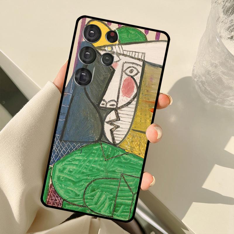 Painting Picasso Abstract Art Case For Samsung Galaxy S25 Ultra S21 S22 S23 S24 Ultra S9 S10 Plus S20 FE S25 FE Back Cover