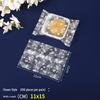 White Rose Frosted Snowflake Mooncake Pastry Heat-Seal Bag 