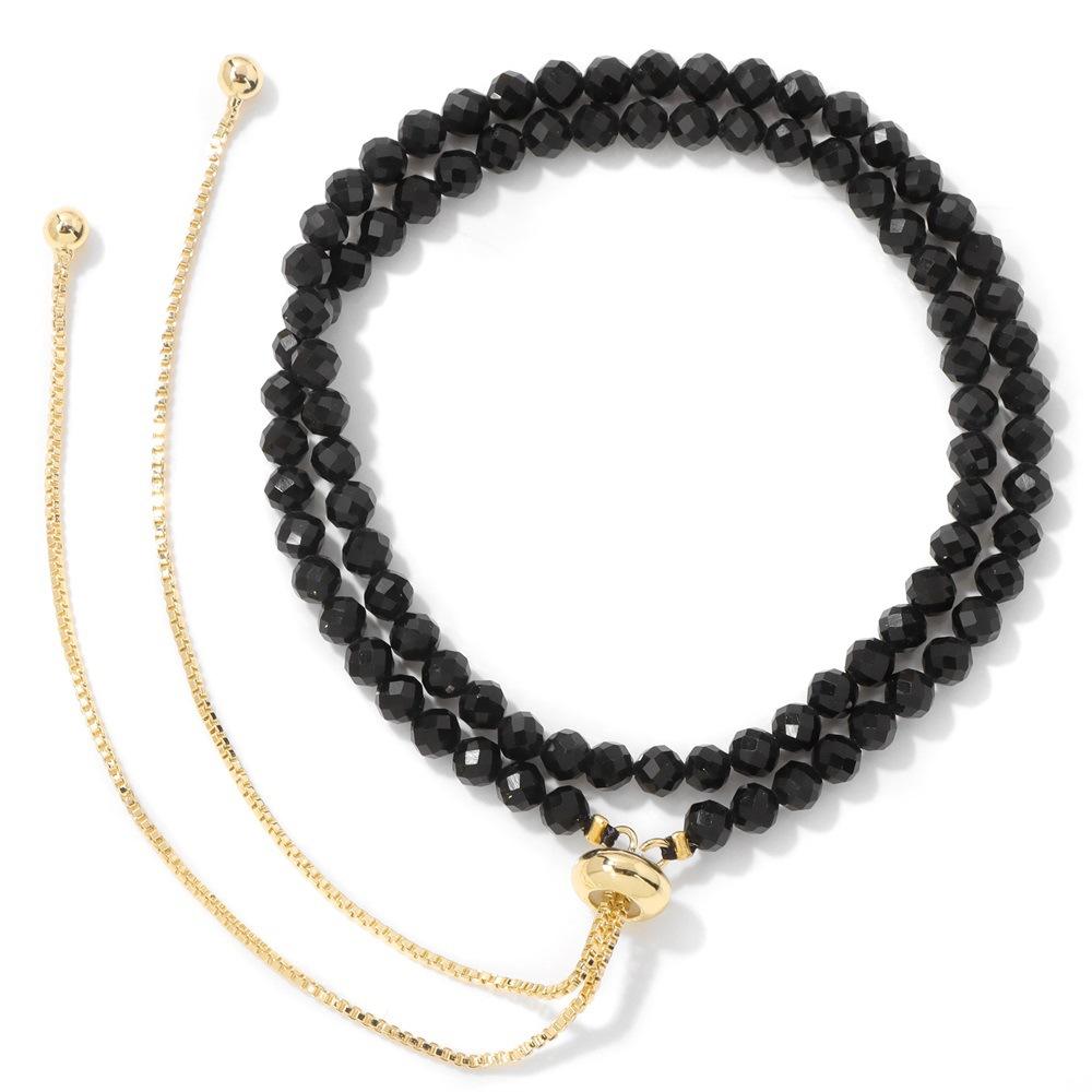 JYL TS Bracelet Planet  Carded Gift Brings Vision & Success black spinel бежевый