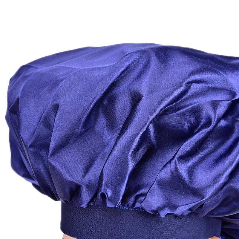 Extra Large Satin Sleep Cap Waterproof Shower Cap Women Hair Treatment Hair Hat
