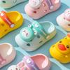 Anime Cartoon Schuhe Kawaii Rosa Kaninchen Ente Sandalen und Hausschuhe Nette Weiche Unterseite Hause Hausschuhe Baby Poped Loch Schuhe Spielzeug geschenk