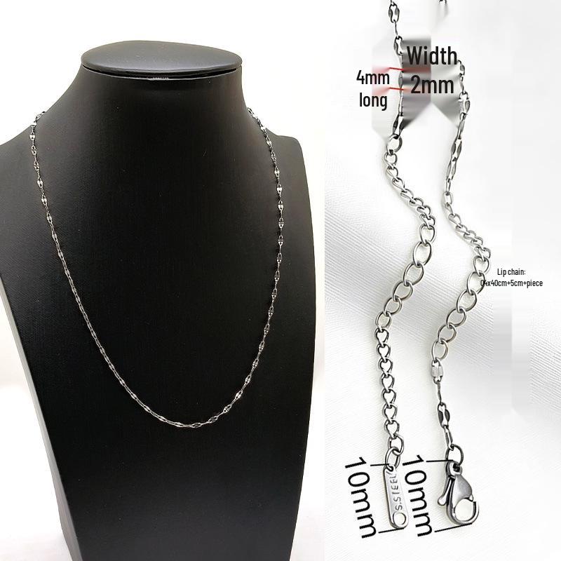 Gold-Plated Stainless Steel Cross Necklace – Women's Colorfast DIY Jewelry Chain, Fade-Resistant Accessories.