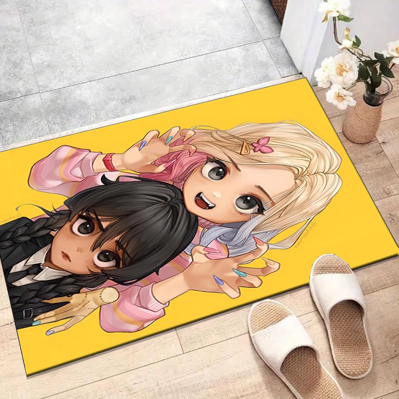 Wednesday Polyester Carpet, Soft Indoor Mat for Office Chair, Living Room, Computer Desk - Decorative Home Office Rug Design