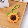 Jeffdad Handmade Sunflower Car Rear View Mirror Hanging Accessories Ornaments Cute Women's Car Interior Decorations Automotive Interior Aesthetic