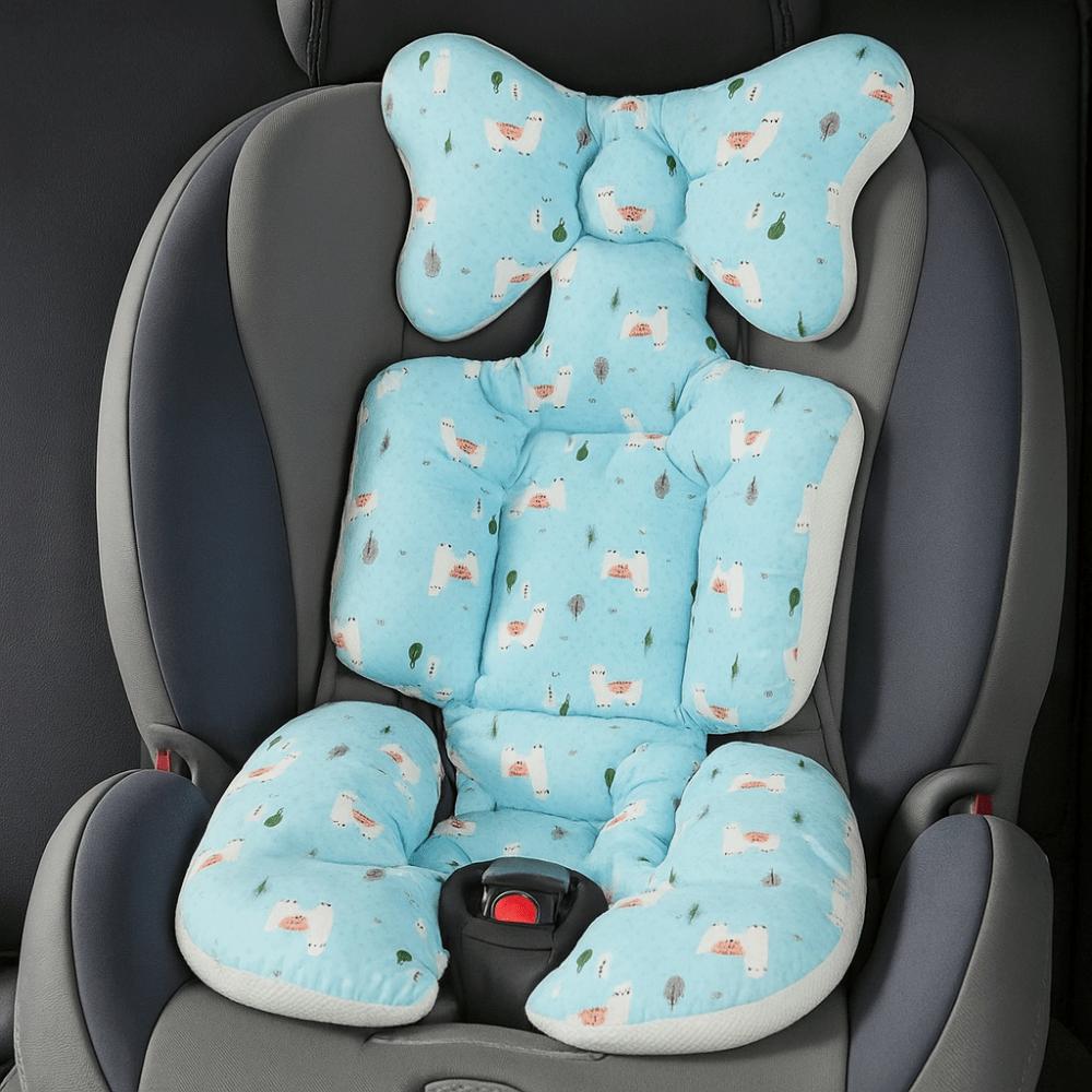 Cartoon Printed Baby Stroller Cushion Comfortable Dining Chair Cotton Pad  Travel Essential