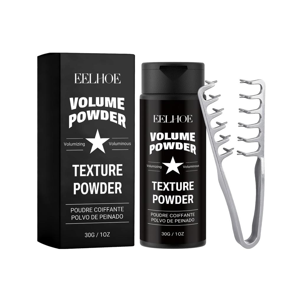EELHOE Volumizing Styling Powder Set, Hair Volumizing Texture Styling Comb, Natural Root Styling, Refreshing and Non-Sticky