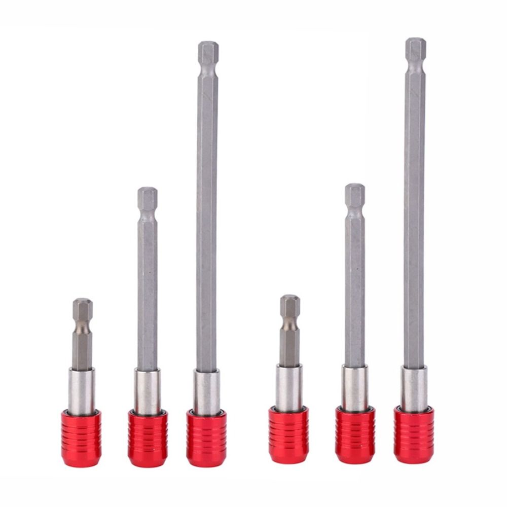 6 PCS 1/4 Inch Hex Shank Magnetic Screwdriver Bit Holder