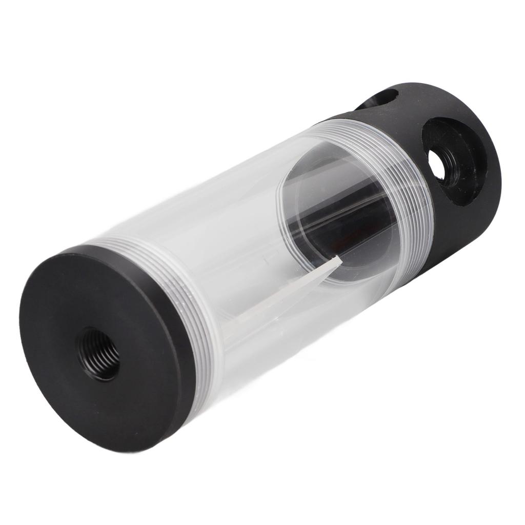 Reservoir Water Cooling Length 14cm 4 Holes Diameter 50mm CNC Machining G14 Thread Acrylic Water