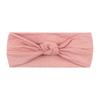 New baby headband headband, children's plain bow headscarf hair accessories, baby knotted headband.