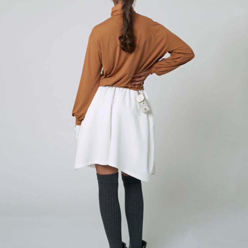 ATHPLATFORM AW22AS02 Over Knee Socks_Melange Gray