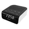 SENCOR Radio Alarm Clock - SRC 136 WH - Digital FM Radio Tuner - Display Brightness Dimmer