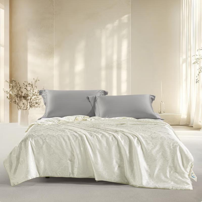 Mercury Home Textiles Yuehua Brocade Tussah Silk Quilt