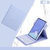 Rotating Acrylic IPad 10th Gen 10.2 Inch Case With Pen Slot Magnetic Bluetooth Keyboard Folio Cover