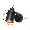 Black Industrial Wall Sconce Retro Downlight Mount Light Fixture Lamp for Porch Bathroom