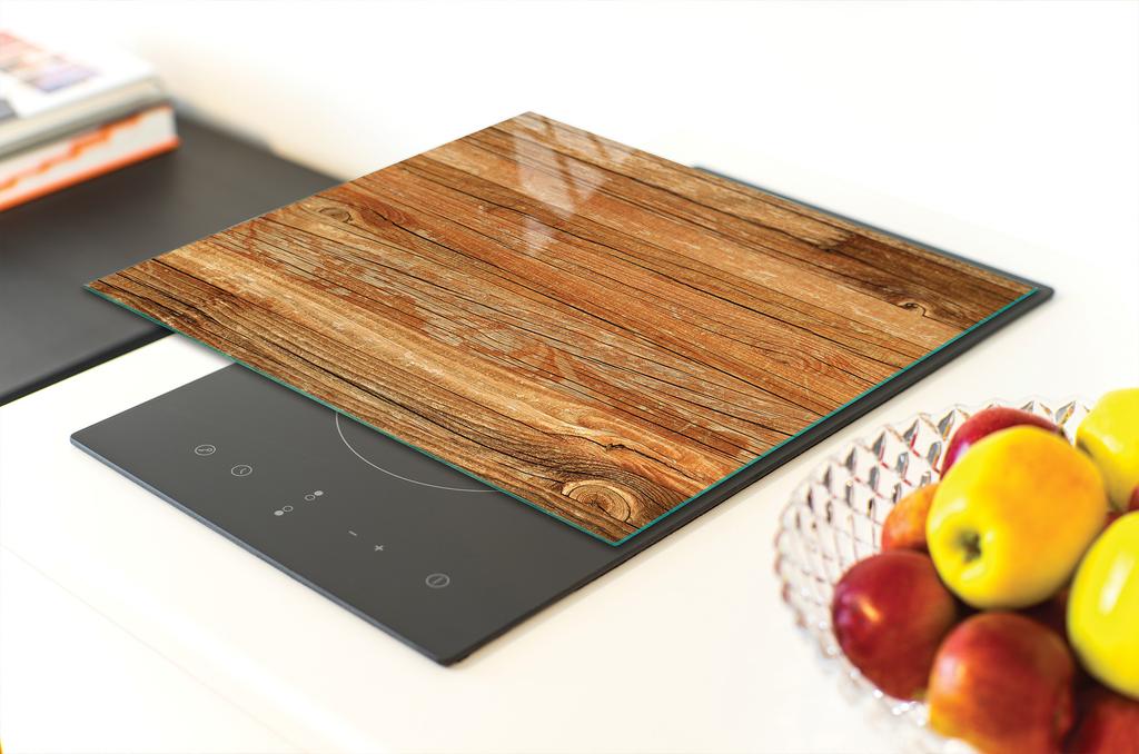 TAGLIERE IN VETRO 40x30 LEGNO