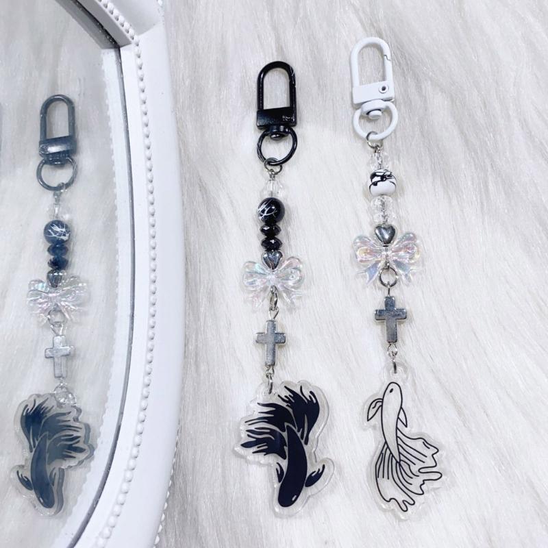 Wear Resistant Keychain Personalized Fish Design Cultural Inspired Accessory For Everyday Carry Stylish Gift Choice