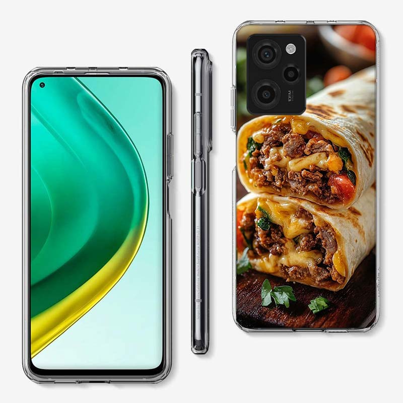 Käse Knuspriges Hähnchen Rindfleisch Verpackungsabdeckung Handyhülle Für Xiaomi Poco M8 M7 M6 M4 M3 X7 X6 X4 Pro F7 Ultra M5S Mi 14 14T 15 15T
