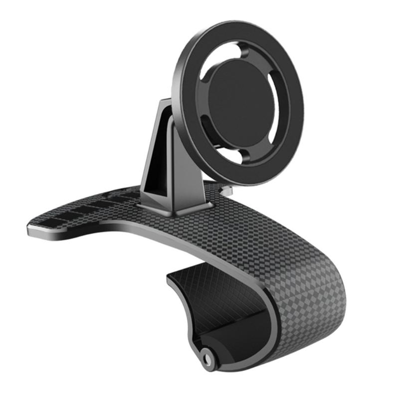 360 Degree Rotating Car Phone Holder for Phone 16 15 14 Clip On Dashboard Phone Holder with Number Plate Magnetic Stand 1