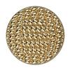 10pcs Vintage Woven Metal Buttons 15/20/25mm for DIY Sewing Black Gold Decorative Buttons Clothing Fashion Jacket Button
