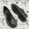 High-end autumn light-soled business leather shoes men's cowhide round head trend fashion casual men's leather shoes