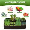 8-grid Garden Planting Bag Felt Multi-grid Planting Bag Vegetable Planting Pot Plant Flower Planting Pot Plant Nutrition Bag