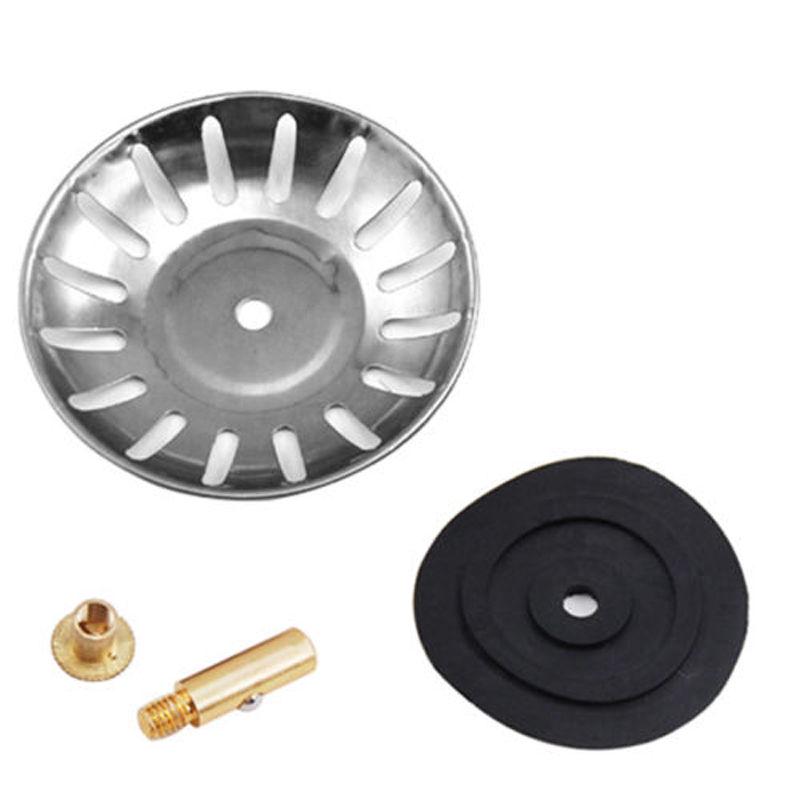 Kitchen 8cm Sink Strainer Waste Plug Drain Stopper Filter Basket Stainless Steelbuy at a low