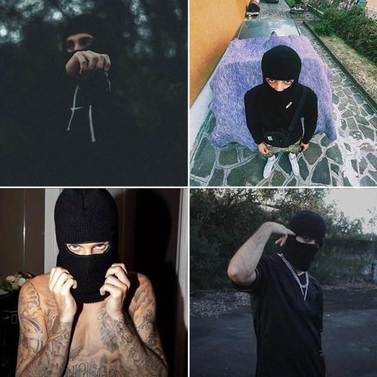 Pánská podzimní zimní pletená čepice Super měkká, vysoce elastická ultra-hustá jednobarevná pletená čepice odolná proti větru, Streetwear čepice