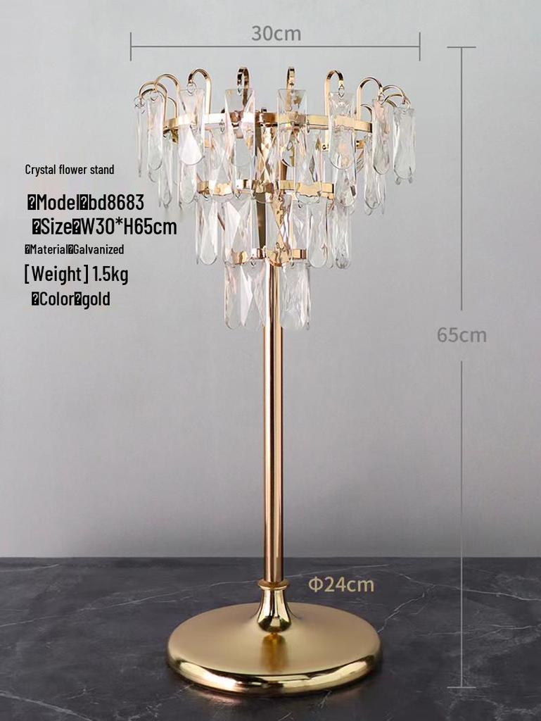Crystal Wedding Table Centerpiece Flower Stand
