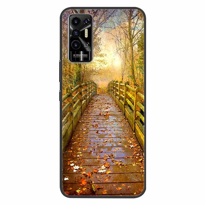 For Tecno Pova 2 Case Pova2 Shockproof Soft silicone TPU Back Cover For Tecno Pova 2 Phone Cases Pova2 2021 Case Cute Cartoon