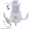 Outdoor Beach Umbrella Hooks Hanger Space-saving Useful Sun Umbrella Storage Holder Wear-resistant Versatile Four-corner Hook