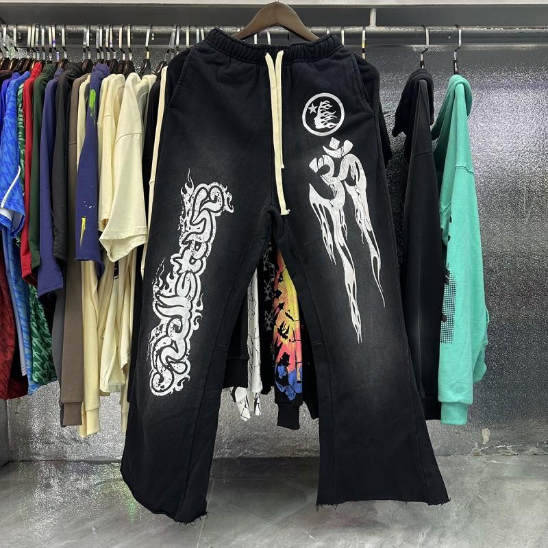 [Autumn and Winter Series] Fog High Street Washing Water Old Heavy Industry Head Printing Casual Sweater Couple Hoodie