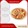Thick Round Aluminum Pizza Pan Mesh, 8-20 Inch, for Commercial & Household Baking.