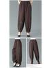 Women's Ethnic Style Embroidered Patchwork Harem Pants - Plus Size Lantern Fit for Summer