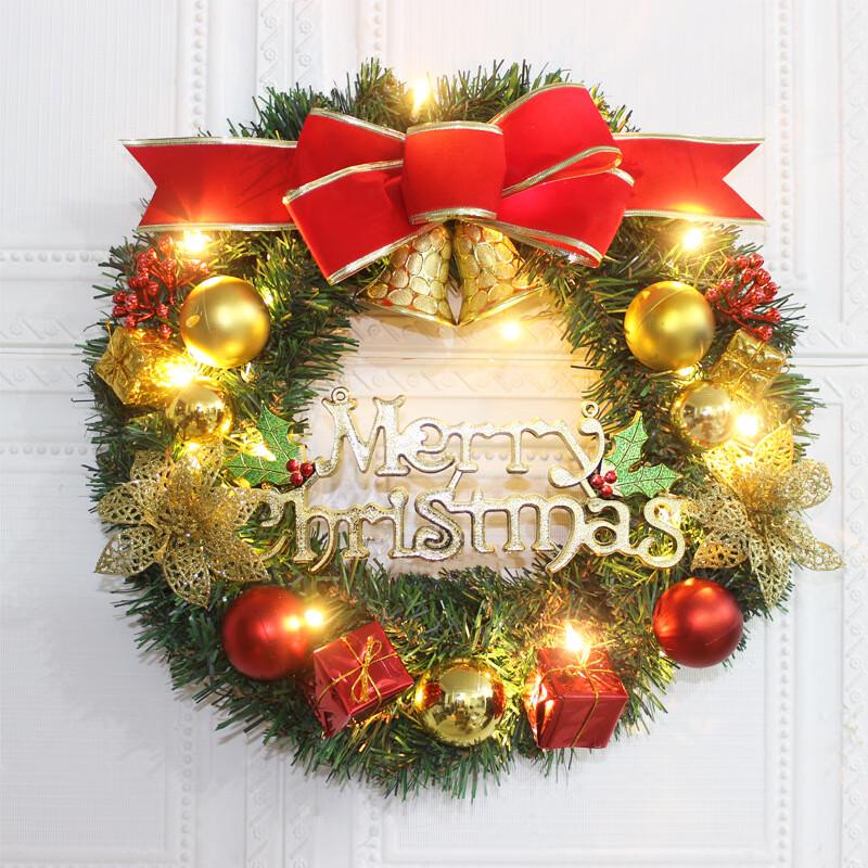 Yinuoshi 50cm Christmas Wreath Decoration