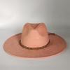 2025 Colorful Suede Wide Brim Felt Fedoras Hat for Women Men Church Jazz Cap Panama Denim Hat Wholesale Sombrero Hombre