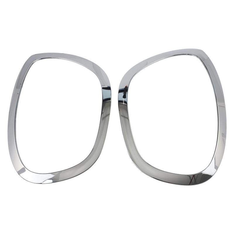 Auto Headlamp Headlight Trim Fit For 2017- Headlight Bezel Ring Practical Design Vehicle Fitment Wear-resistant Material