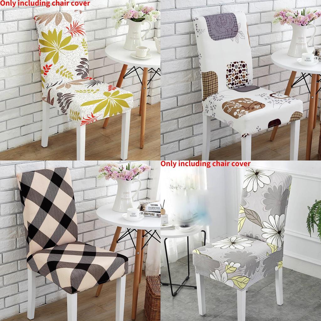 Premium Dehnbare Stuhlbezüge Moderner Schlichter Stil Staubdicht Zuhause Esszimmer