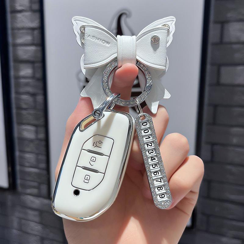 For Dongfeng Fengxing Forthing T5 Evo T5L T5Evo   Car Key Case Remote Cover Shell Keychain Fob Interior Accessories