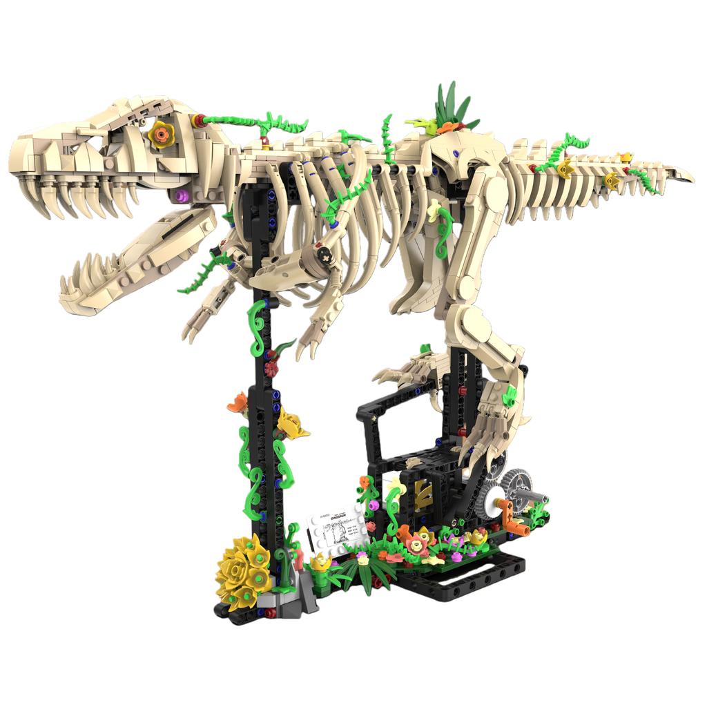 Motorized Dinosaur Building Blocks Jurassic DIY Model STEM Educational Construction Toy Boys Kids Birthday Xmas Gift