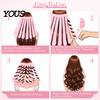 Women Hair Curler No Heat Curling Rod Headband, Fo Long Thick Hair, Headband Curls Roller with Eight Claws, DIY Styling Tool for Portable Accessory