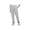 Kids  Knitted Sports Pants Letter Logo Print Fleece Comfortable Dark Color Kids Pants DX5160-063