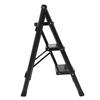 3-Stufen-Leiter, klappbarer Tritthocker mit breitem Anti-Rutsch-Pedal, 150 kg, stabile Leiter aus Karbonstahl
