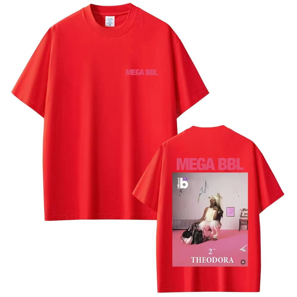 

Rapper Theodora Mega Bbl Album Graphic Tshirt Men Women Hip Hop Fashion Pop Music T Shirt Unisex Casual Vintage pure Cotton Top 4XL