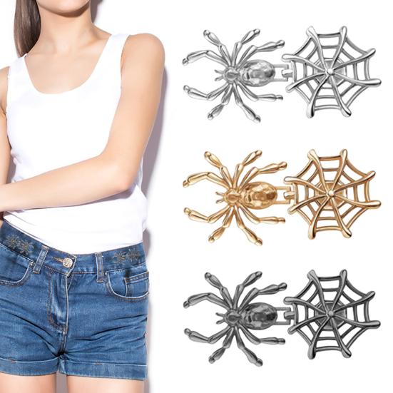 1/3Pcs Waist Buckle Removable Design Adjustable Buttons Removable Slot Buckles Pants Waistline Adjuster