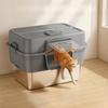 Edelstahl Katzenklo Groß Vollständig Geschlossen Katzentoilette Haustiere Kätzchen Katzen Streuwanne Selbstreinigend Kätzchen Haustierbedarf